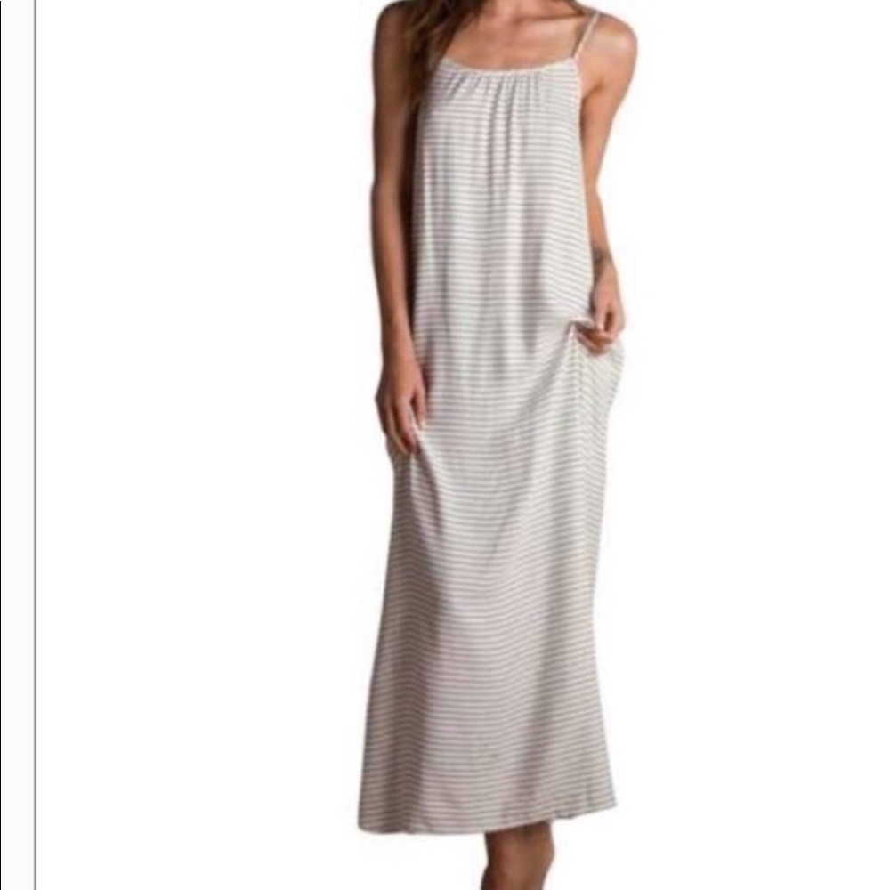 Boys + Arrows White Maxi with Black Stripes